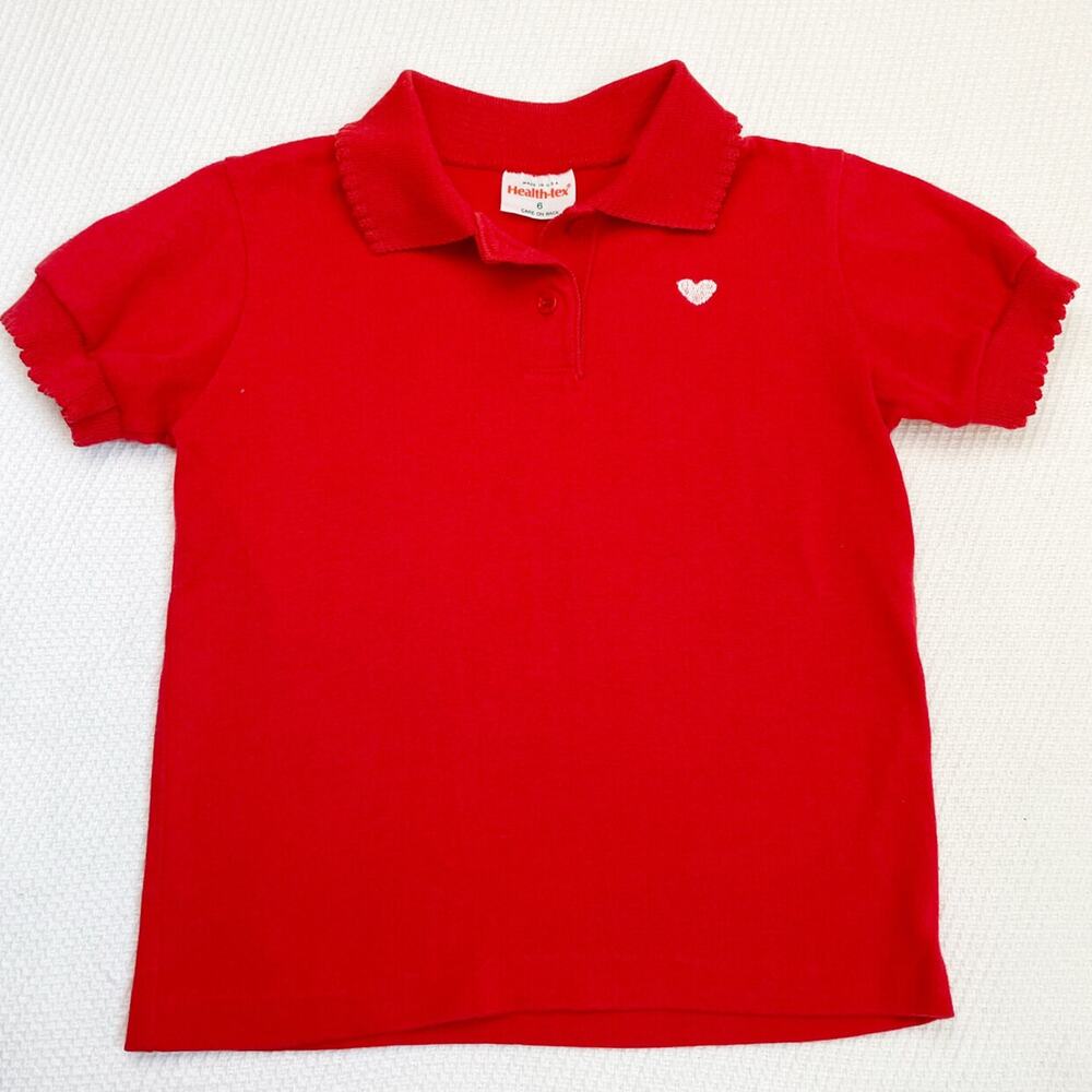 Healthtex Ruffle Collared Polo